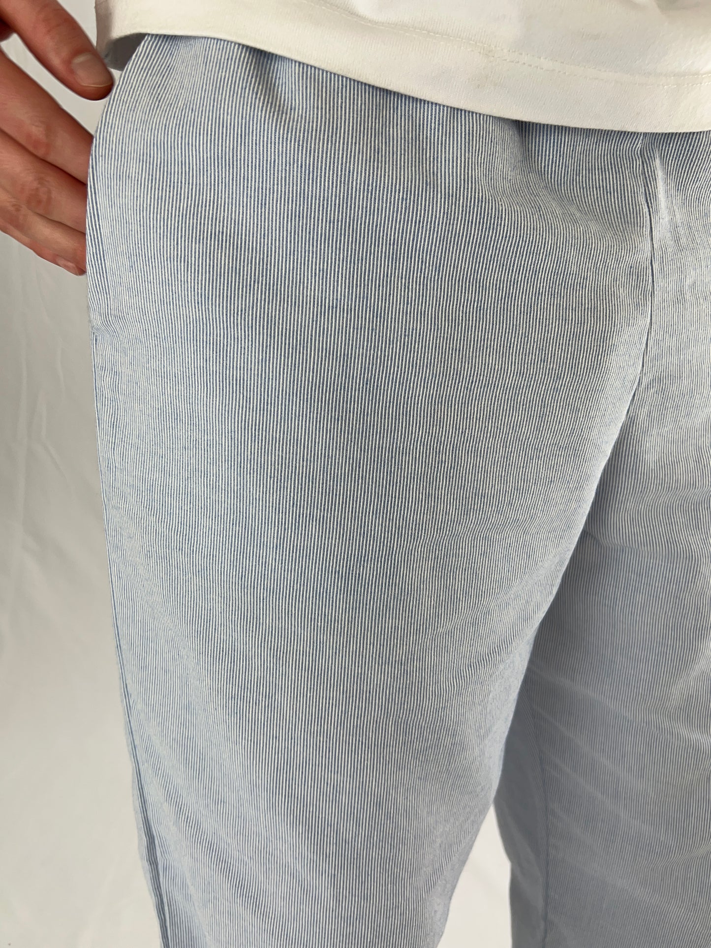 64 Striped Pants Blue